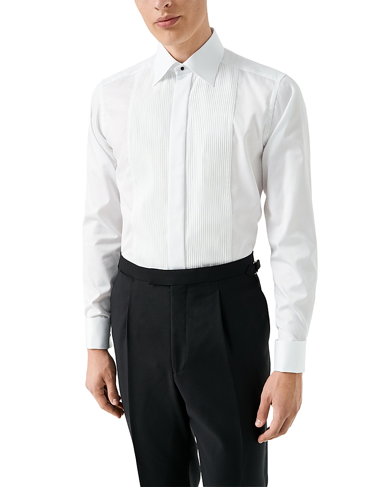 Eton Slim Fit Solid Plisse Shirt