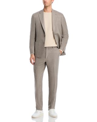 Brushed Ticweave Wool Suit Jacket