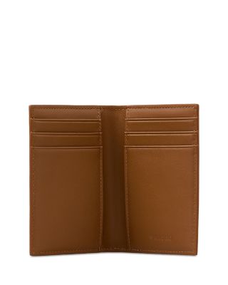 Grained Leather Foldable Card Holder