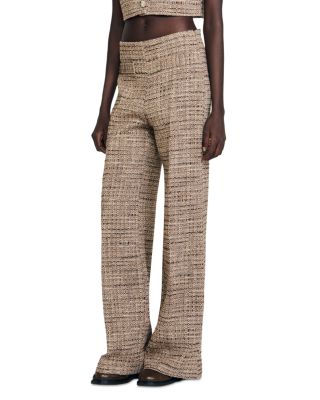 Decorative Tweed Pants
