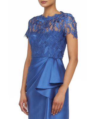 Selena Draped Column Gown