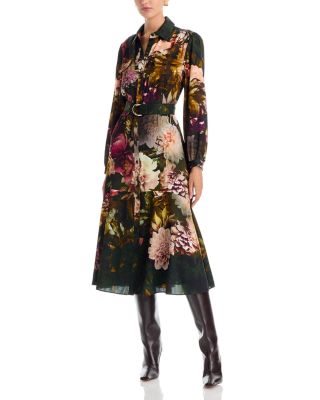 The Mila Silk Blend Printed Dress