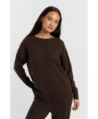  Women's Wool & Cashmere Slouchy Sweater