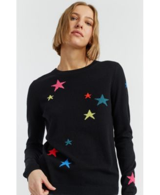  Women's Wool Cashmere Star Sweater