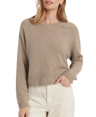 Women's Pure Cashmere V-Neck Sweater