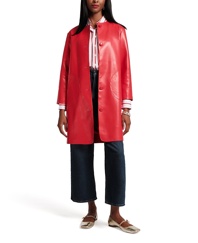 Frances Valentine Mod Jacket In Red
