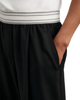 Petites Camelia Waistband Wide Leg Pants