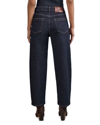 Selin Straight Leg Jeans in Dark Blue