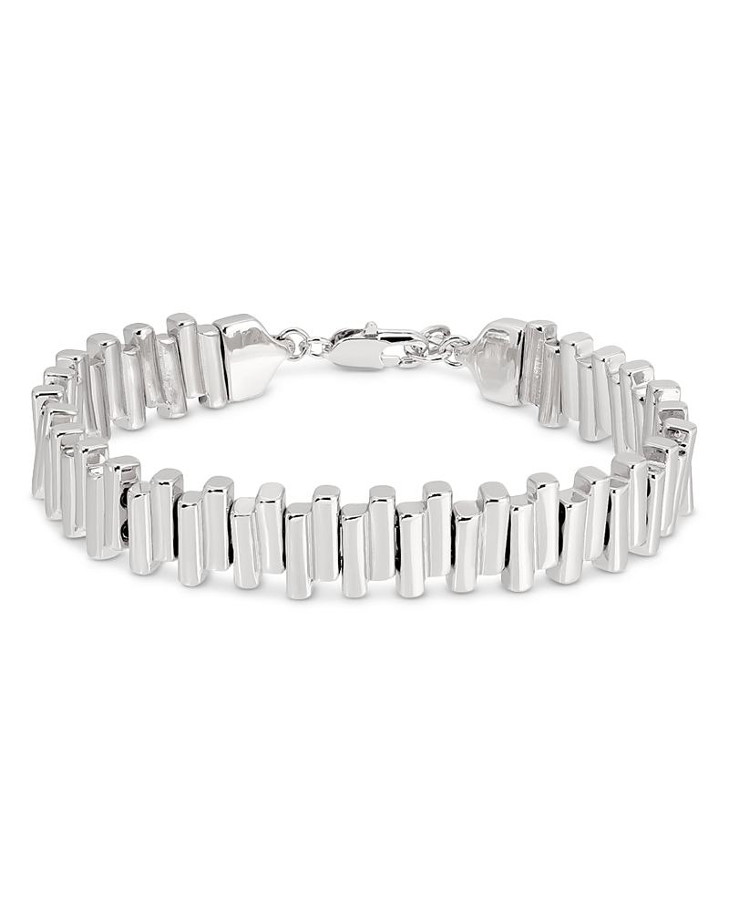 Ettika Everyday Link Chunky Rectangle Shape Bracelet In White