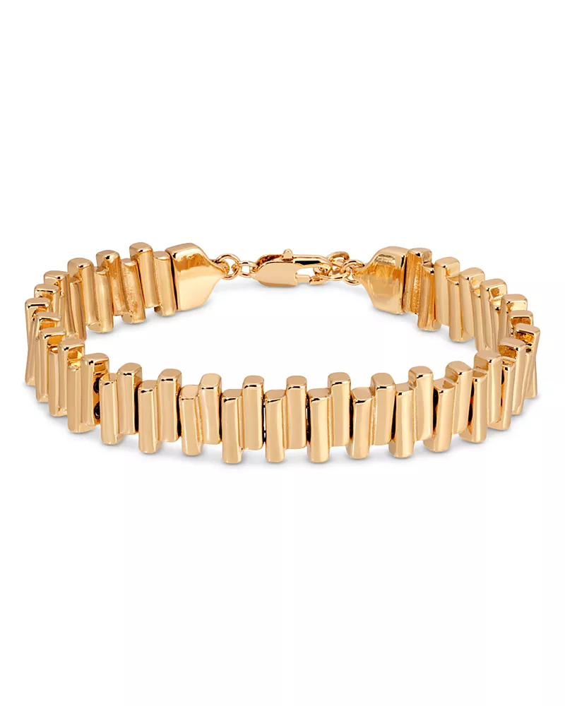 Ettika Chunky Rectangular Link Bracelet