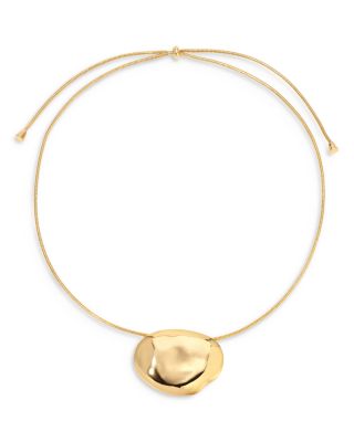 Molten Metal Adjustable Pendant Necklace, 30.5"