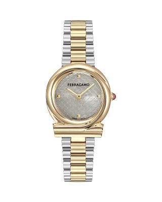 Gancini Twisted Bracelet Watch, 32mm