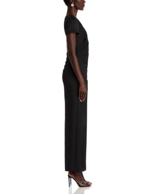 Scuba Open Back Cap Sleeve Maxi Dress - Exclusive