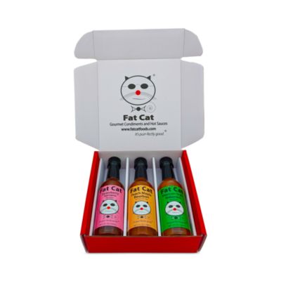 Unique Flavors 3 Bottle Hot Sauce Gift Box