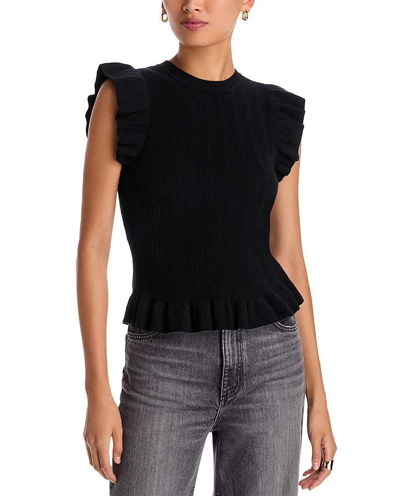 Rails Marci Knit Top In Black