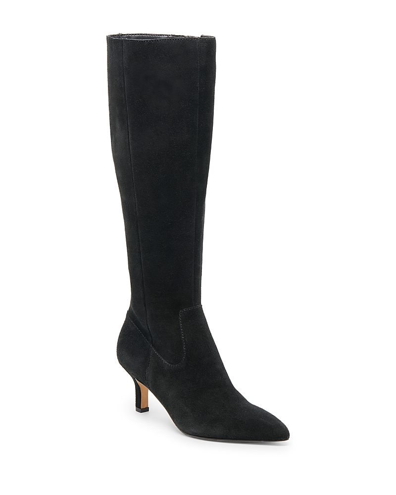 Dolce Vita Attie H2o Water Resistant Knee High Boot In Black