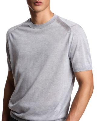 Jersey Knit Short Sleeved Sweater