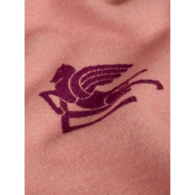 Bloom Floral Jacquard Wool Throw