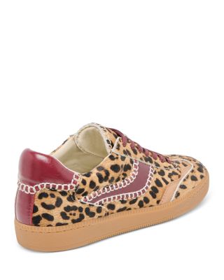 Women's Notice Stitch Leopard Print Sneakers