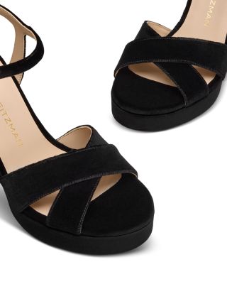 Women's Dayna Velvet Platform Sandals