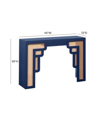 Suzie & Rattan Console Table