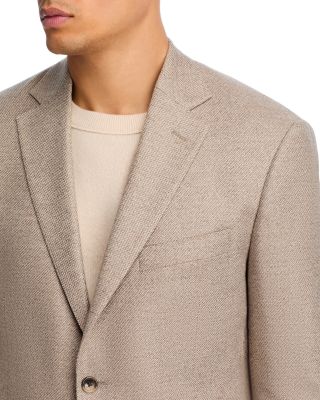 Loro Piana Fabric Melange Solid Unstructured Regular Fit Sport Coat - Exclusive