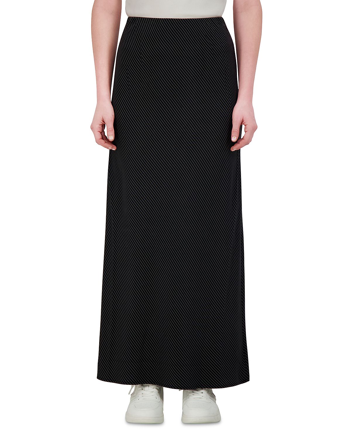 Point Brushed Straight Slip Skirt