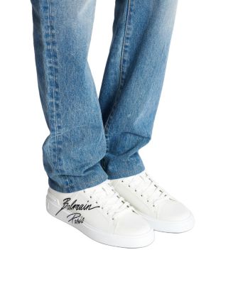 Men's B-Court Trainers in Calfskin