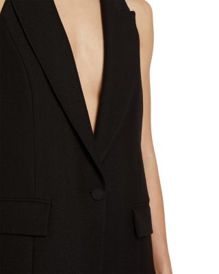 Body Black Sleeveless Blazer