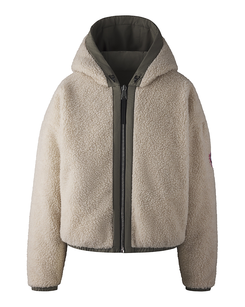 Canada Goose Alberini Reversible High Pile Fleece Bomber Jacket In Multi