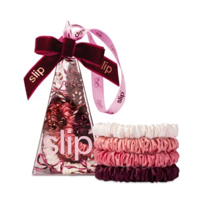 Pure Silk Skinny Scrunchie Ornament Gift Set
