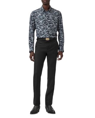 Rodney Printed Button Front Shirt