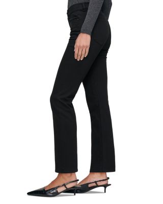 Mara Straight Mid Rise Instasculpt™ Ankle Jeans in Black