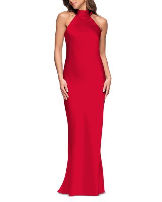 Sleeveless Satin Gown - Exclusive
