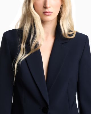 Satin Trim Blazer