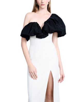 Puff Tea Length Dress