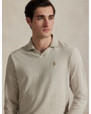 Textured Jersey Polo Shirt