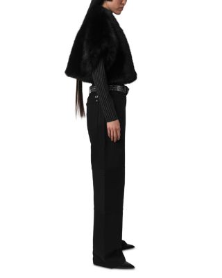 Devin Faux Fur Shrug