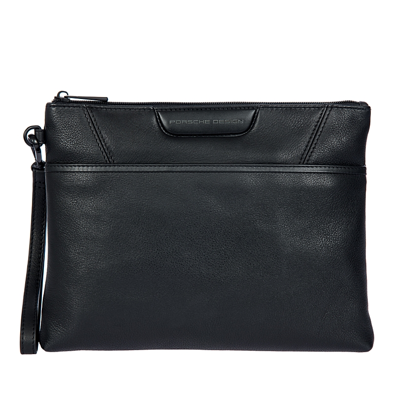 Porsche Design Roadster Leather Evo Clutch In Black