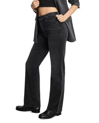 Soft Tech Good True Straight Jeans in Black343
