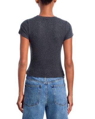 Gabby Rib Short Sleeve Crewneck Tee