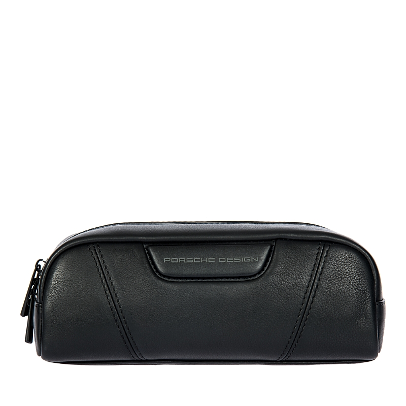 Porsche Design Roadster Leather Evo Accessory Pouch In Black