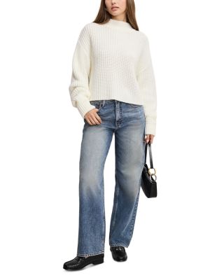 Chunky Knit Mock Neck Sweater
