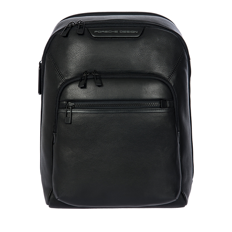 Porsche Design Roadster Leather Evo Backpack 14.5 In Black