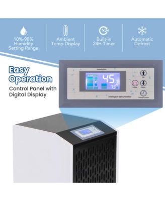  250 Pints Commercial Dehumidifier Industrial Heavy Duty Dehumidifier with Drain Hose