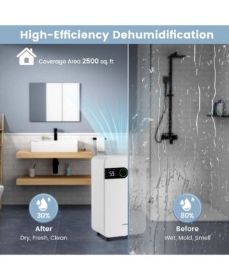  Dehumidifier for Home Basement Portable 32 Pints with Sleep Mode up to 2500 Sq. Ft