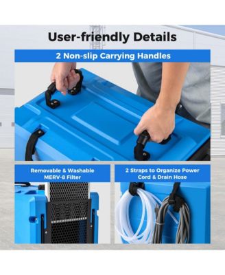 190 PPD Commercial Dehumidifier Rotational Molded Industrial Dehumidifier with Pump