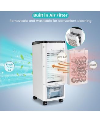  4-in-1 Evaporative Air Cooler with Fan & Humidifier