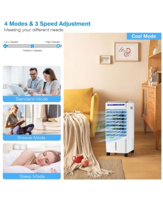  3-in-1 Evaporative Air Cooler Portable Air Cooling Fan with Fan & Humidifier