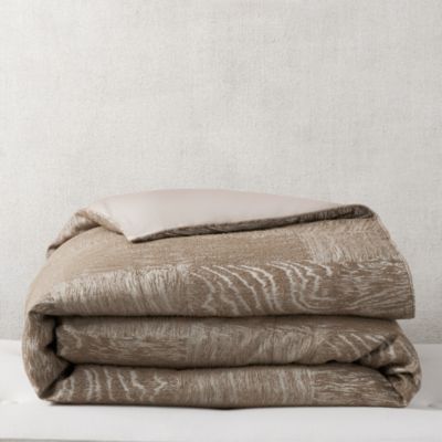Hudson Park Collection - Textured Inlay Duvet Cover, Full/Queen - Exclusive